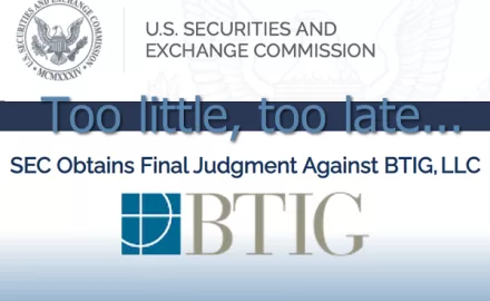 SEC Investigation: Five Years Too Late